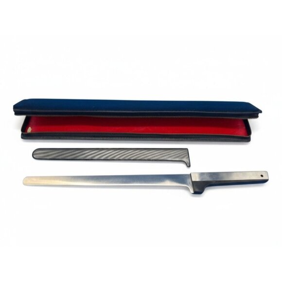 Japanese Yanagiba Slicing Knife With Protective Leather Case - 300mm Stainless S - Picture 1 of 14